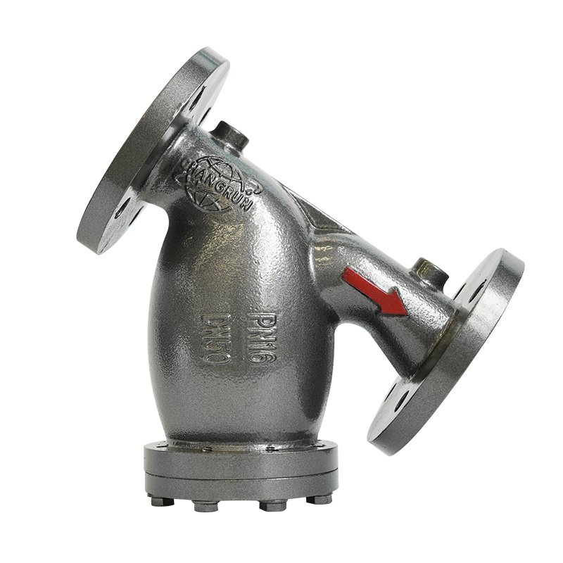 PN16 DN50/DN80 Flanged duktil jern Y-type sil